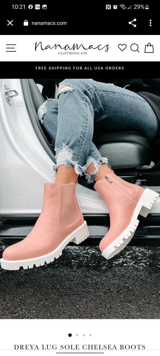 Pink Boots