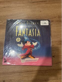 Vintage 1991 Walt Disney Masterpiece FANTASIA Laserdisc LD Movie Mickey Mouse -