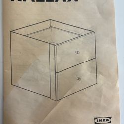 Two Drawer Insert For Ikea Kallax Shelf System