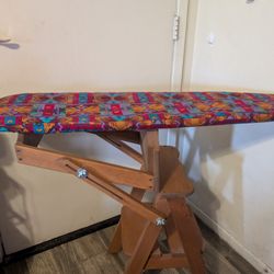 3-in-1 Metamorphic Wooden Ironing Board/ Step Stool/ Chair