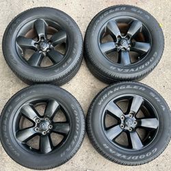 20 Inch Ram Black Wheels And Tires 