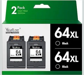 Replacement for HP 64XL Black Ink Cartridge 64XL Black Ink Cartridge