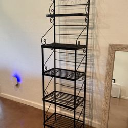 Wrought Iron Bakers Rack