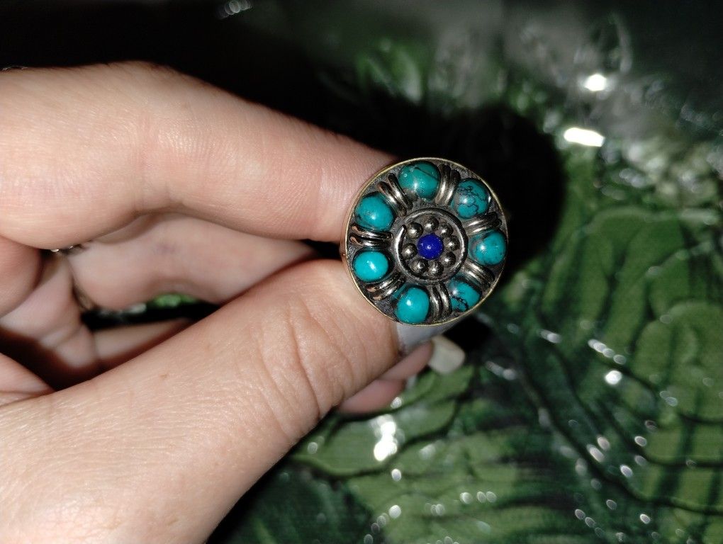 Aztec Style Ring 8.5