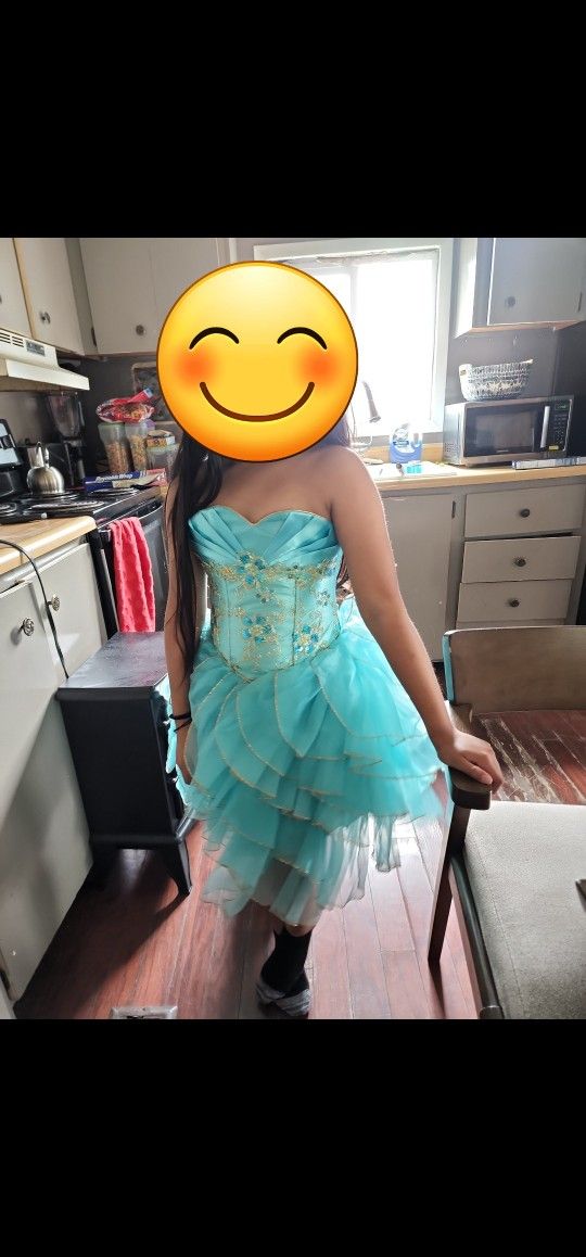 Turquoise Formal Dress