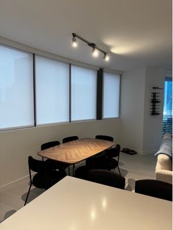 Round dining set 6 chairs