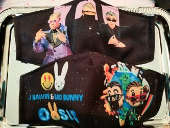 Bad Bunny & JBalvin Oasis Face mask