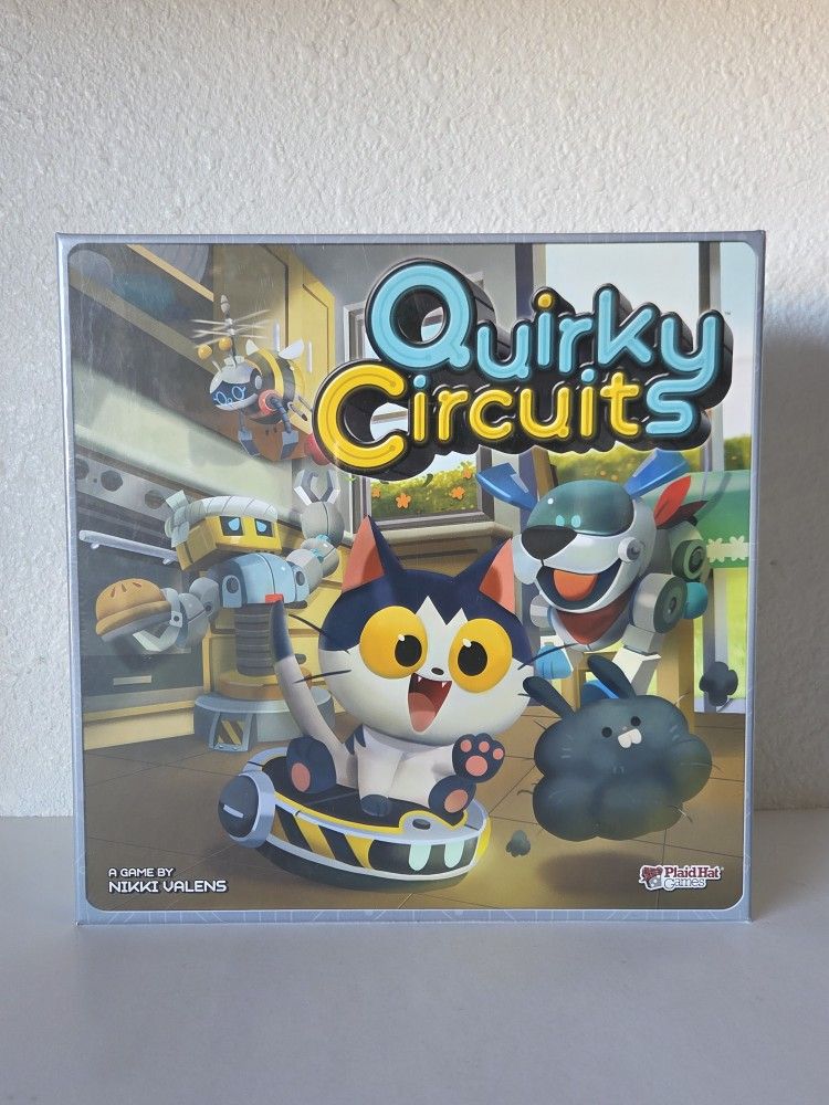 PlaidHat Games Quirky Circuits Board Game PH3300 2-4 Play, 30 mins