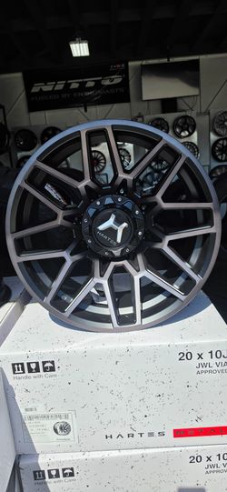 Hartes Metal Hawkish 6-Lug Off-Road Wheels – Two-Tone Black Finish