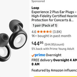 Earplugs Experience 2 Plus 