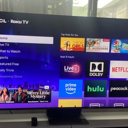 50” TCL• Roku TV