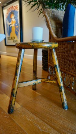 Antique wooden stool