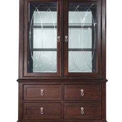 China Cabinet (2 Pieces)
