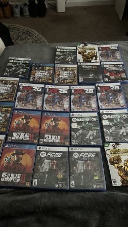 PS5 / X BOX X / PS4 Disc Games New.