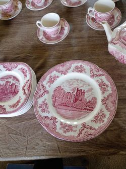 Old British castles China set
