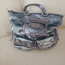 Coach Poppy Sequined Handbag 