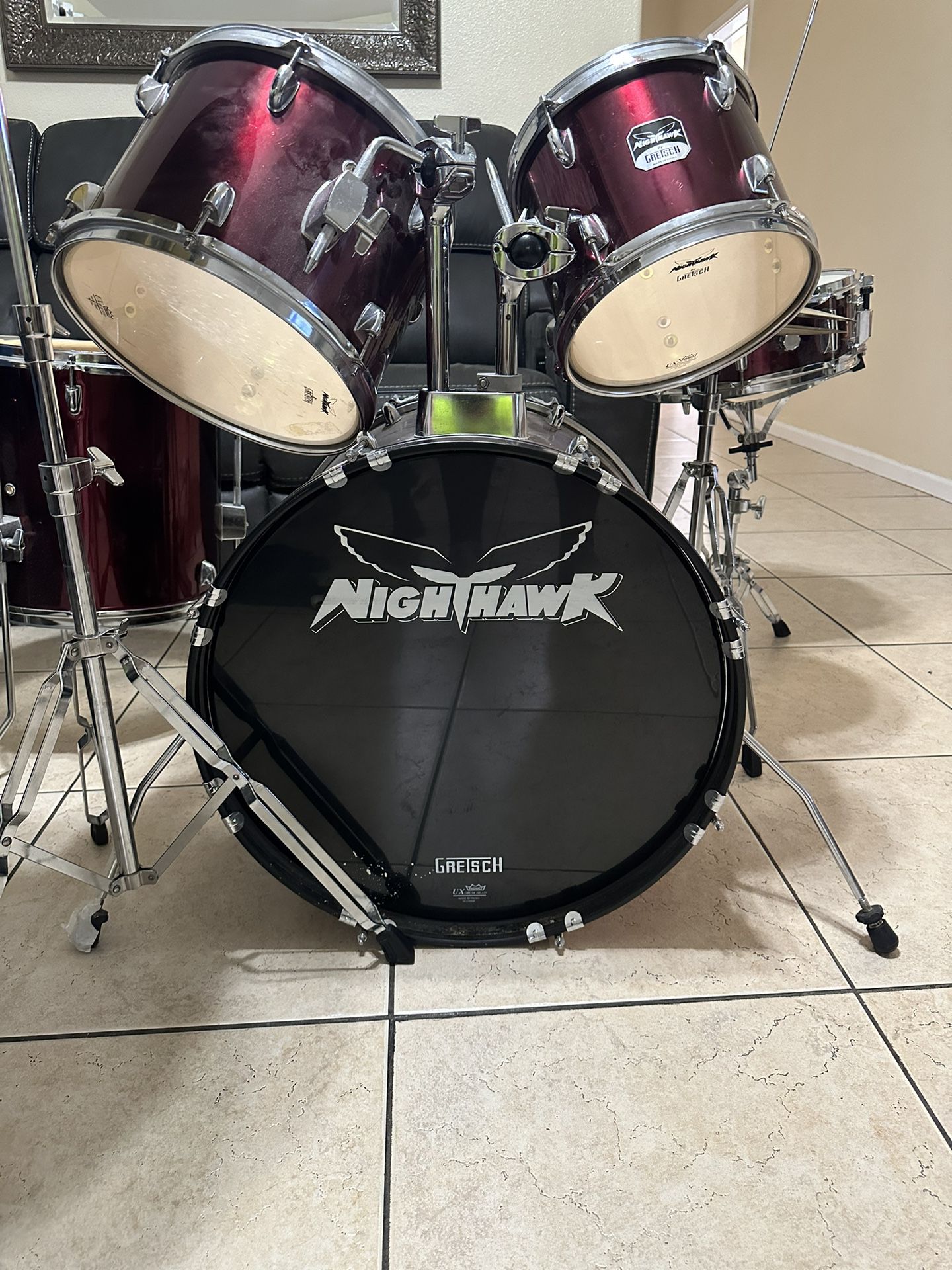 Night Hawk Drum Set 