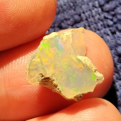 4.45ctw Rough Ethiopian Fire Opal Crystal 
