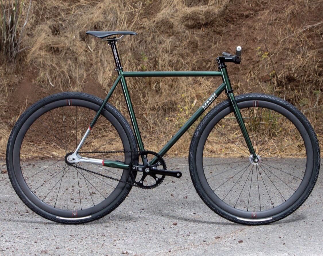 MASH SF Steel Frameset Bullit Green Small 53