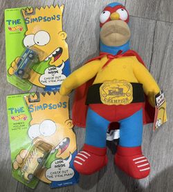 💛 The Simpsons Collector Bundle – Hot Wheels + Plush