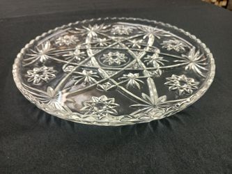 Vintage Anchor Hocking "Star of David" 13.5" serving platter