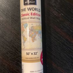 Classic Edition Political Wall Map