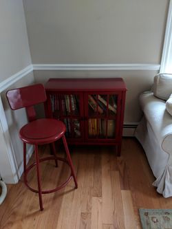 Bookcase and Stool
