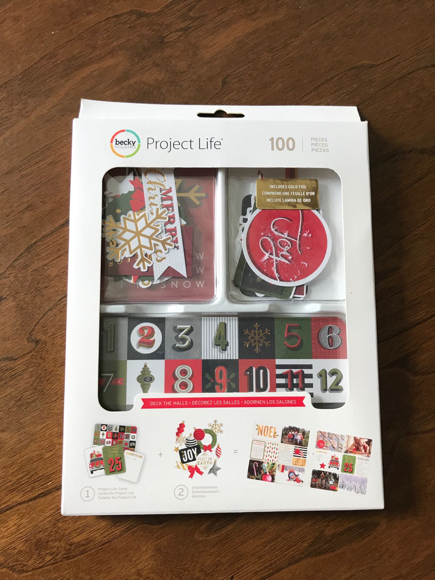 Project Life “Deck The Halls” 100 pc set