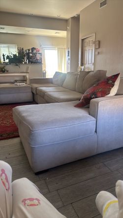 Beige 4-Piece Sectional Sofa