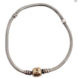 Pandora snake chain 14k Gold Clasp 7 Inches
