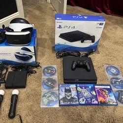 PS4 and Vr Headset Bundle