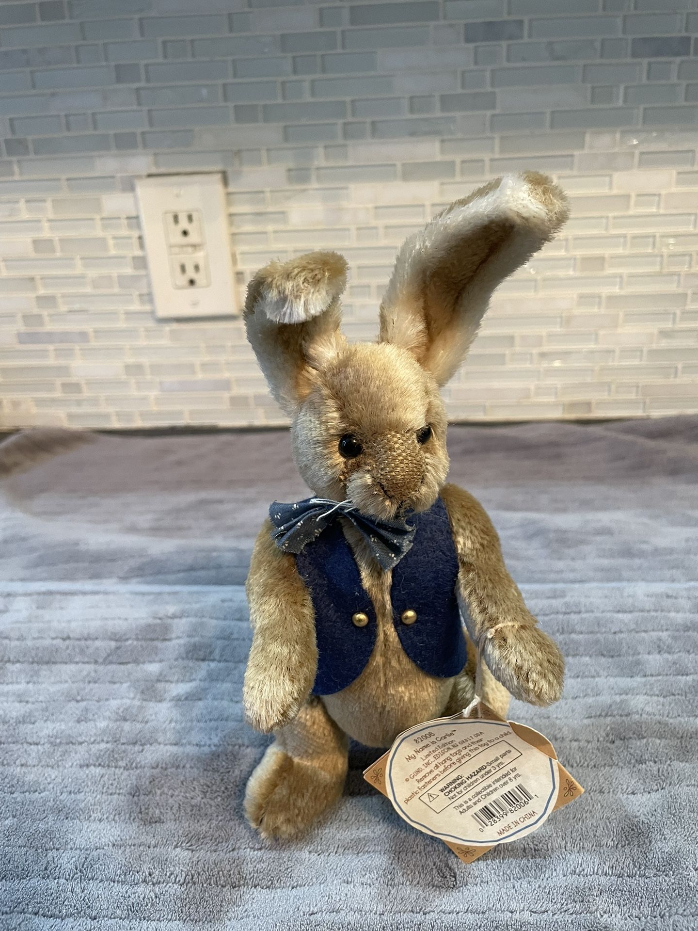 Gund Barton's Creek Carlie Jointed Stuffed Rabbit, Rosalie Frischmann