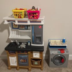 Play Kitchen & Washing Machine