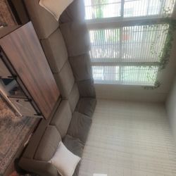 grey sectional couch