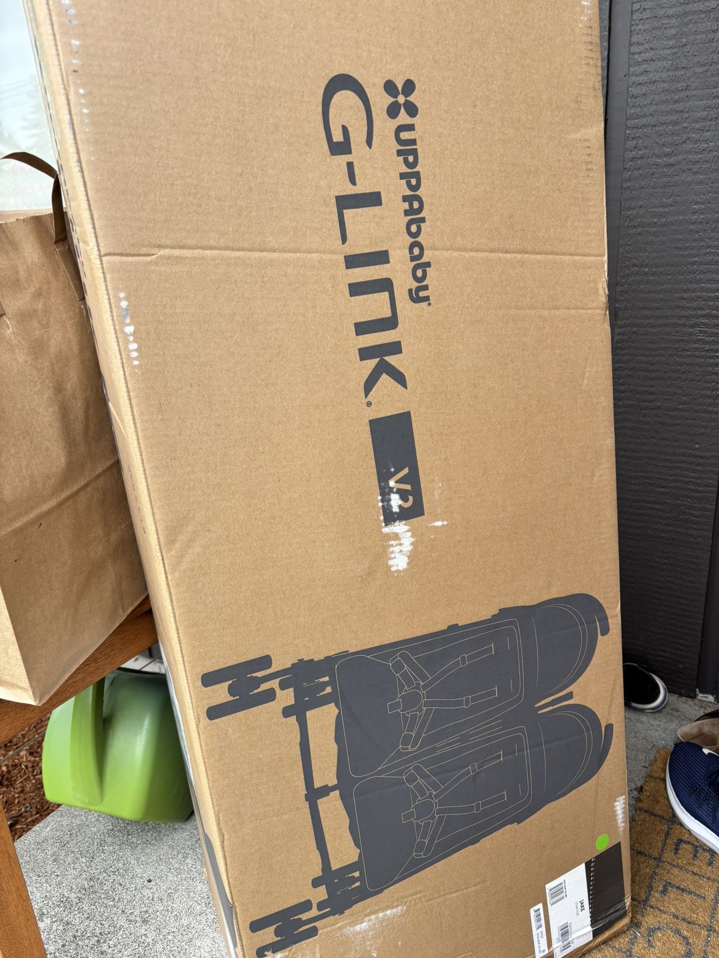 Uppababy G-link Double Stroller Brand New In Box!!