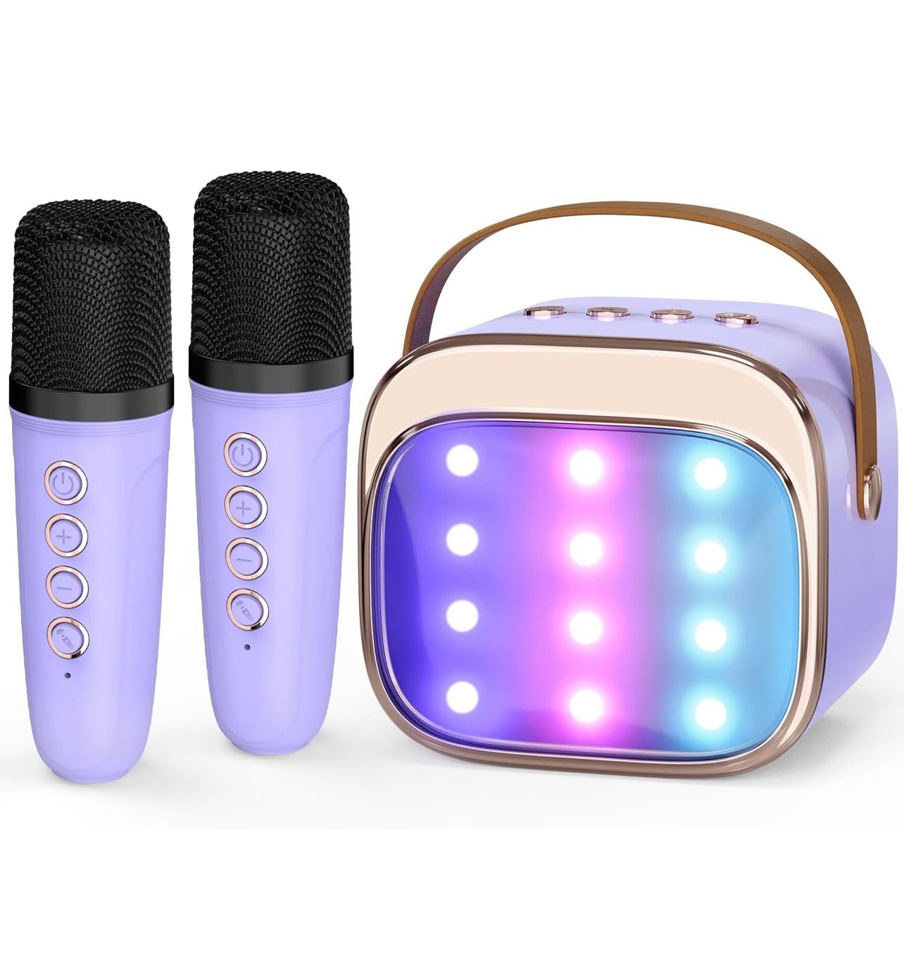Portable Bluetooth Speaker with 2 Wireless Microphones(never Used)