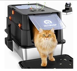 HAPAW Large Cat Litter Box with Hood

    #1387