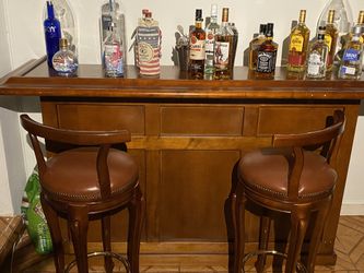 bar with stools
