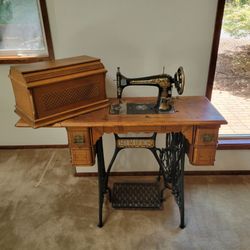 Antique singer sewing machine