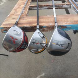 Taylor Made Irons 3 Wood And Driver 2 Adam's Pro