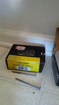 Nails $3 per box