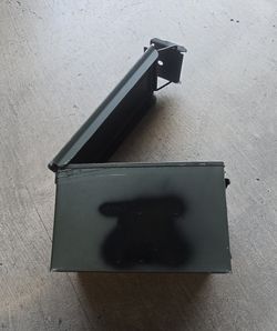 US Military Ammunition Metal Container