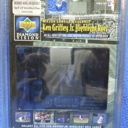 1997 Upper Deck Diamond Vision Ken Griffey Jr. Highlight Reel # 4 Baseball Card