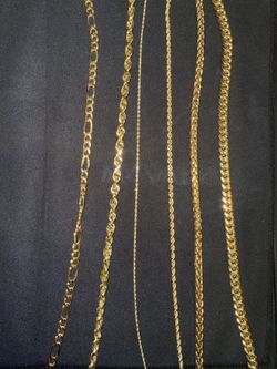 10k & 14k Gold Chains