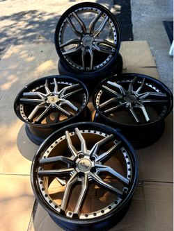 (COMBO SALE) 4 NEW 20x9” NICHE Bronze Black Wheels & New Tires
