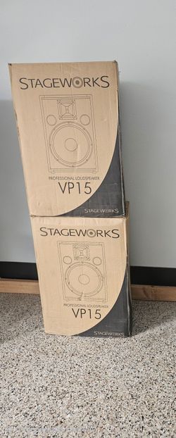 Stageworks VP-15 8-ohm PA 2 Professional Loudspeakers