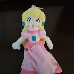 Little Buddy Toys Official Super Mario Plush 8" Princess Peach