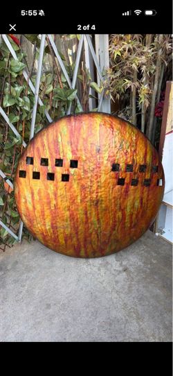 38 diameter beautiful colors wall sculpture