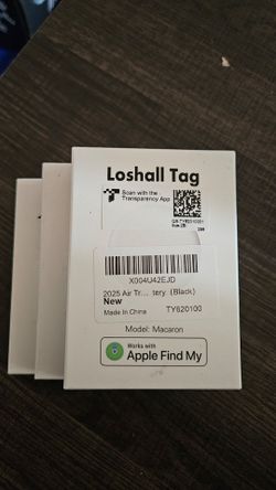 New Sealed Loshall Tag Item Finders 3 Pack Smart Tags Bluetooth Trackers