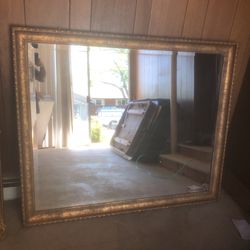 Antique Gold Frame Mirror   60/50 